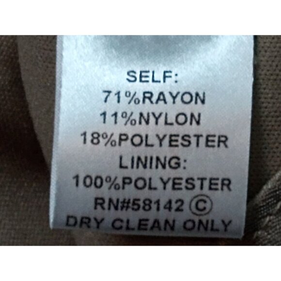 London Time Women's Champagne/ Gold Shimmer Classic  Dress Sz 8P - Picture 3 of 7